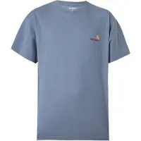 Carhartt WIP American Script T-Shirt shady blue Storlek S