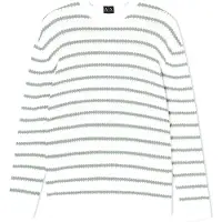 Armani Exchange för män. XM002172AF18754F0193 Vit och grön rundringad tröja (S), Casual, Bomull