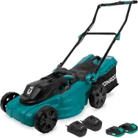 Vonroc Batteridriven gräsklippare 40V – 38 cm | Inkl. 2x 2.0Ah batterier och laddare