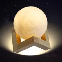 Eaxus Moon lamp - Trådlös Månlampa 3D med justerbar ljusstyrka