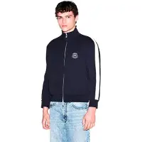 Armani Exchange för män. XM002367AF13047UB101 Bonded sweatshirt marinblå (XXL), Casual, Bomull, Marino