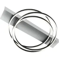 FISCHER&HONSEL GMBH LED taklampa Kiku, dimbar, Aluminium / grå / zink, Vardagsrum / matsal, Metall, Modern, LED-taklampa