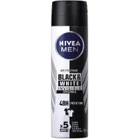 Nivea Invisible Black & White For Men Deo Spray 150 ml