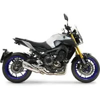 Gpr Exclusive Gp-revo Titanium Yamaha Mt-09 17-20 Icke-homologiserat Komplett Avgassystem