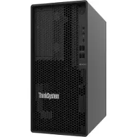 Lenovo ThinkSystem ST45 V3 7DH5 - Server - tower 1-vägs - 1 x EPYC 4124P / upp till 5.1 GHz - RAM 16 GB - ej hot-swap 3.5 vik/vikar - SSD 2 x 960 GB - Gigabit Ethernet - inget OS - skärm: ingen