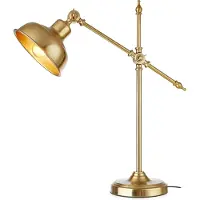 Markslöjd Skrivbordslampa Grimstad, Mässing / guld, Vardagsrum / matsal, Metall, Bordslampa