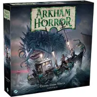 Fantasy Flight Games Arkham Horror Under Dark Waves Brädspel Expansion - Nya Platser, Utredare och Terror! Samarbetsmysterie, 1-6 Spelare