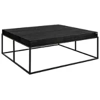 Artwood Carlisle soffbord svart 100x100cm