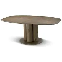 Eichholtz Westwood matbord silverstone oak veneer