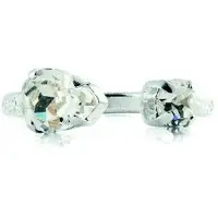 Caroline Svedbom Amelia ring rhodium crystal