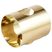 Skultuna Pipe ljushållare mässing