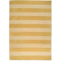 Classic collection Stripe Boucle matta gul