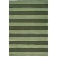 Classic collection Stripe Boucle matta grön