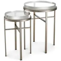Eichholtz Hoxton sidobord borstat stål 2-set