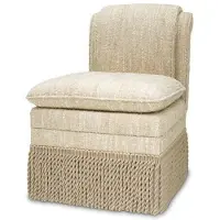 Eichholtz Fairburn matstol bouclé sonata cream