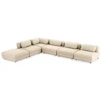 Eichholtz Paulo ottoman modul scalea sand