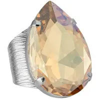 Caroline Svedbom Perfect Drop ring golden shadow rhodium