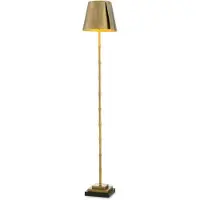 Eichholtz Seraphina golvlampa vintage mässing