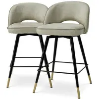 Eichholtz Cliff barstol mayer silver 2-set