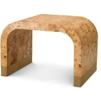 Eichholtz Quinton sidobord light brown mappa burl