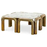 Eichholtz Sunwood soffbord vintage mässing