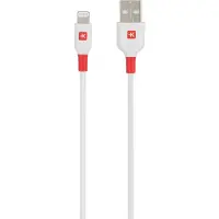 Skross USB-kabel USB 2.0 USB-A kontakt 1.20 m Vit Rund SKCA0004A-MFI120CN