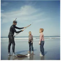 Slim Aarons Spear Fishing In San Diego