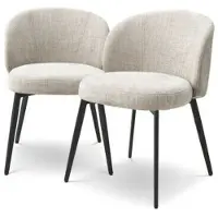 Eichholtz Lloyd matstol sisley beige 2-pack