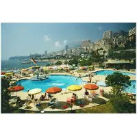 Slim Aarons Monte Carlo Beach Club
