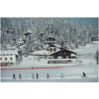 Slim Aarons Skiing In Seefeld