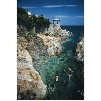 Slim Aarons Swimming In Spain