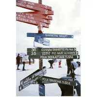 Slim Aarons Signpost In St. Moritz