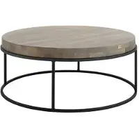 Artwood Carlisle soffbord silverstone Ø90cm