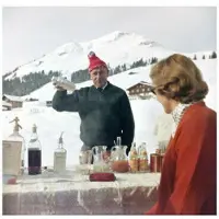Slim Aarons Lech Ice Bar