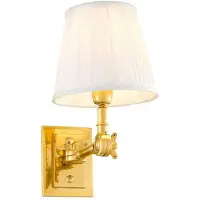 Eichholtz Wentworth vägglampa guld/vit