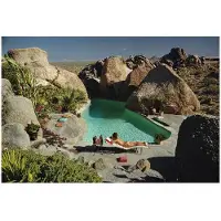 Slim Aarons Sunbathing In Arizona