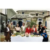 Slim Aarons Dining In Sicily
