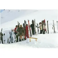 Slim Aarons Skiers At Gstaad