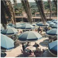 Slim Aarons Outdoor Dining