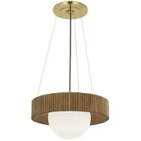 Visual Comfort Arena 18" takkrona antik mässing