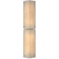 Visual Comfort Clayton 25" vägglampa alabaster/nickel