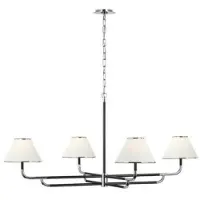 Visual Comfort Rigby Grande takkrona nickel