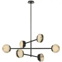 Visual Comfort Melange 48" takkrona justerbar brons