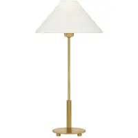 Visual Comfort Hackney portabel bordslampa antik mässing