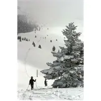 Slim Aarons Skiing In Vail
