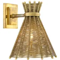 Eichholtz Kon Tiki vägglampa antik mässing