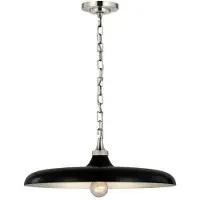 Visual Comfort Piatto takpendel nickel/svart M