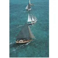Slim Aarons Sailing In The Bahamas