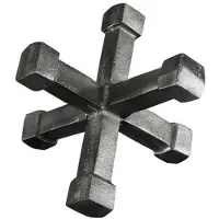 Artwood Benito cross dekoration grafit