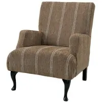 Artwood Langford fåtölj serena stripe chestnut